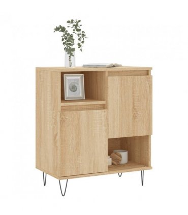 vidaXL Sideboard Sonoma Oak 60x35x70 cm Engineered Wood — V0672040535