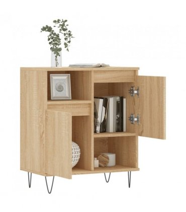 vidaXL Sideboard Sonoma Oak 60x35x70 cm Engineered Wood — V0672040535