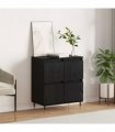 vidaXL Sideboard Black Oak 60 x 35 x 70 cm — V0672040540