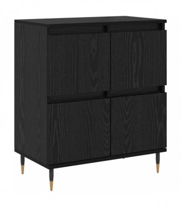 vidaXL Sideboard Black Oak 60 x 35 x 70 cm — V0672040540