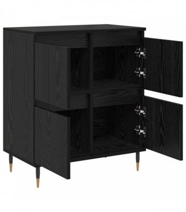 vidaXL Sideboard Black Oak 60 x 35 x 70 cm — V0672040540