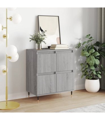 vidaXL Sideboard Grey Sonoma 60x35x70 cm Engineered Wood — V0672040543