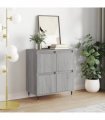 vidaXL Sideboard Grey Sonoma 60x35x70 cm Engineered Wood — V0672040543