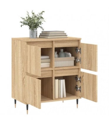 vidaXL Sideboard Sonoma Oak 60x35x70 cm Engineered Wood — V0672040544