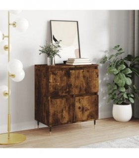vidaXL Sideboard Smoked Oak 60x35x70 cm Engineered Wood — V0672040547