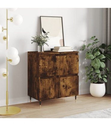 vidaXL Sideboard Smoked Oak 60x35x70 cm Engineered Wood — V0672040547