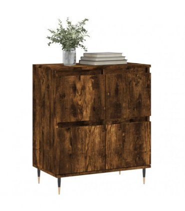 vidaXL Sideboard Smoked Oak 60x35x70 cm Engineered Wood — V0672040547