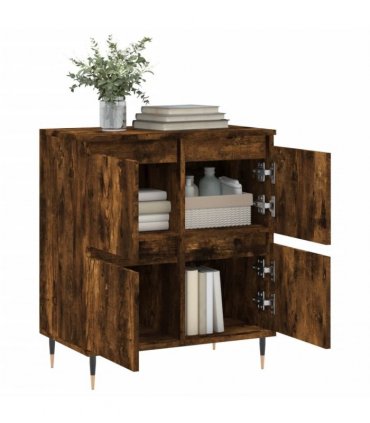 vidaXL Sideboard Smoked Oak 60x35x70 cm Engineered Wood — V0672040547