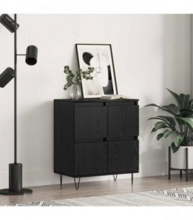 vidaXL Sideboard Black Oak 60 x 35 x 70 cm — V0672040549