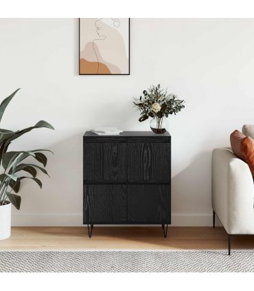 vidaXL Sideboard Black Oak 60 x 35 x 70 cm — V0672040549