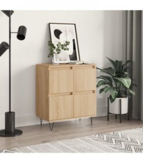 vidaXL Sideboard Sonoma Oak 60x35x70 cm Engineered Wood — V0672040553