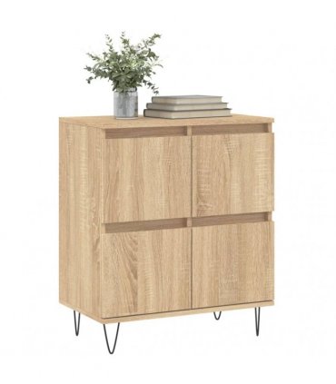 vidaXL Sideboard Sonoma Oak 60x35x70 cm Engineered Wood — V0672040553