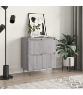 vidaXL Sideboard Grey Sonoma 60x35x70 cm Engineered Wood — V0672040554