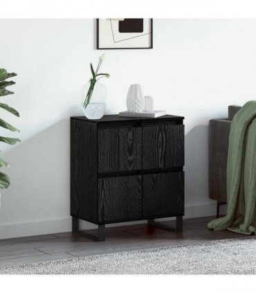 vidaXL Sideboard Black Oak 60 x 35 x 70 cm — V0672040558