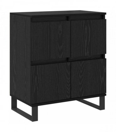 vidaXL Sideboard Black Oak 60 x 35 x 70 cm — V0672040558
