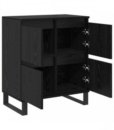 vidaXL Sideboard Black Oak 60 x 35 x 70 cm — V0672040558