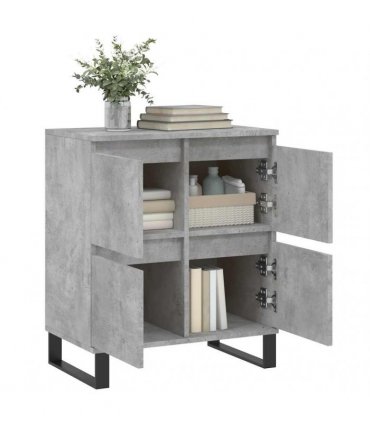 vidaXL Sideboard | Concrete grey | Engineered wood | Medium | Sideboard