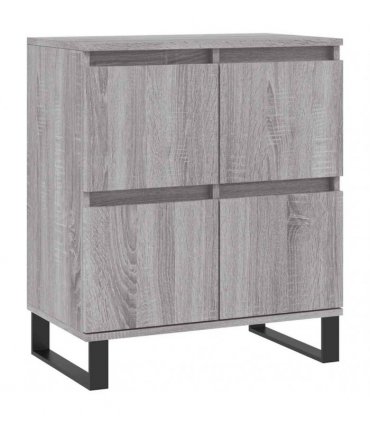 vidaXL Sideboard | Grey Sonoma | Engineered wood, iron | Small | Sideboard