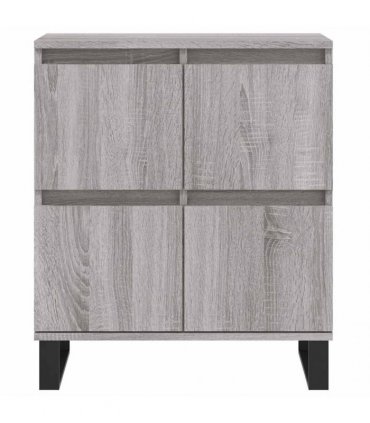 vidaXL Sideboard | Grey Sonoma | Engineered wood, iron | Small | Sideboard