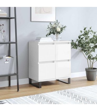 vidaXL Sideboard | High gloss white | Engineered wood | Medium | Sideboard