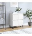 vidaXL Sideboard | High gloss white | Engineered wood | Medium | Sideboard