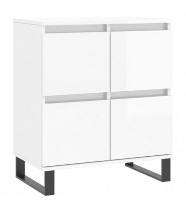 vidaXL Sideboard | High gloss white | Engineered wood | Medium | Sideboard