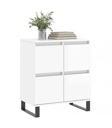 vidaXL Sideboard | High gloss white | Engineered wood | Medium | Sideboard