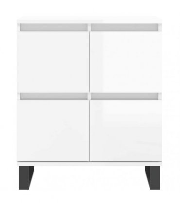 vidaXL Sideboard | High gloss white | Engineered wood | Medium | Sideboard