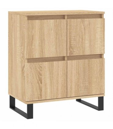 vidaXL Sideboard | Sonoma oak | Engineered wood and iron | Medium | Sideboard