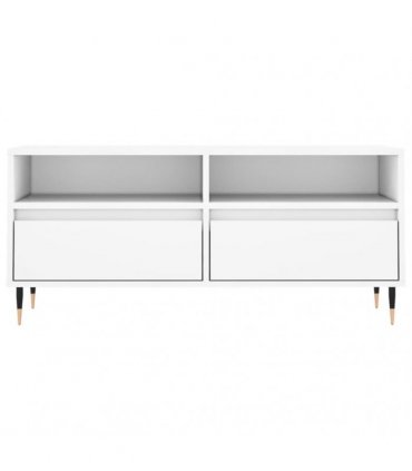 vidaXL TV Cabinet White 100x34.5x44.5 cm Engineered Wood — V0672040572