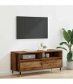 vidaXL TV Cabinet with Drawer Old Wood 100 x 34.5 x 44.5 cm — V0672040574