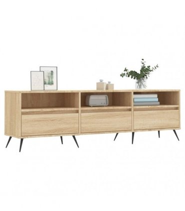 vidaXL TV Cabinet Sonoma Oak 150x30x44.5 cm Engineered Wood — V0672040590