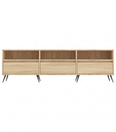 vidaXL TV Cabinet Sonoma Oak 150x30x44.5 cm Engineered Wood — V0672040590