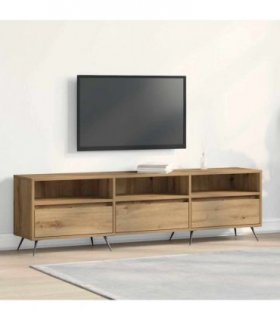 vidaXL TV Cabinet Artisan oak 150 x 30 x 44.5 cm Engineered wood