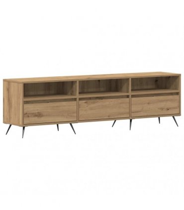 vidaXL TV Cabinet Artisan oak 150 x 30 x 44.5 cm Engineered wood