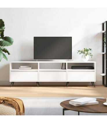 vidaXL TV Cabinet White 150x30x44.5 cm Engineered Wood — V0672040595