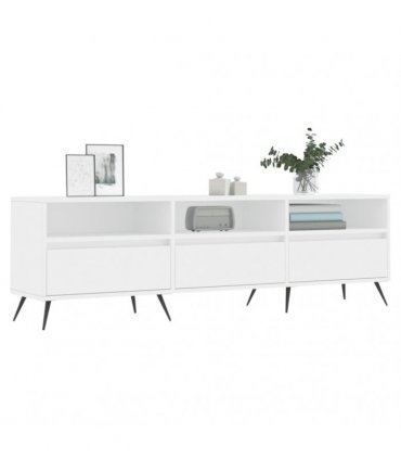 vidaXL TV Cabinet White 150x30x44.5 cm Engineered Wood — V0672040595