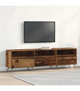 vidaXL TV Cabinet Old wood 150 x 30 x 44.5 cm Engineered wood