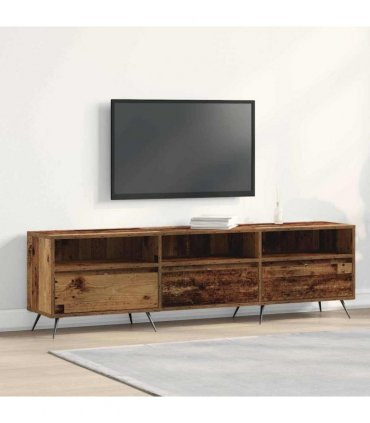 vidaXL TV Cabinet Old wood 150 x 30 x 44.5 cm Engineered wood