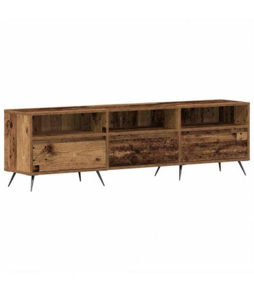 vidaXL TV Cabinet Old wood 150 x 30 x 44.5 cm Engineered wood