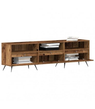 vidaXL TV Cabinet Old wood 150 x 30 x 44.5 cm Engineered wood