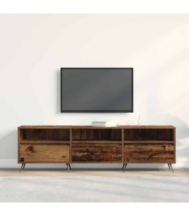 vidaXL TV Cabinet Old wood 150 x 30 x 44.5 cm Engineered wood