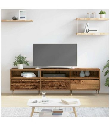 vidaXL TV Cabinet Old Wood 150 x 30 x 45 cm Engineered Wood — V0672040598