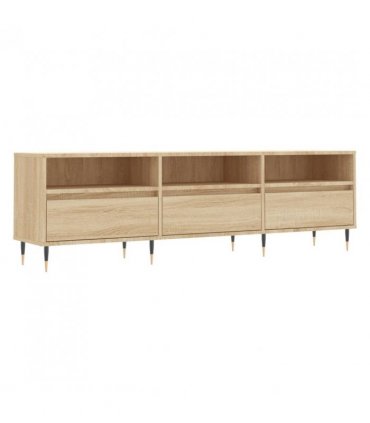 vidaXL TV Cabinet Sonoma Oak 150x30x44.5 cm Engineered Wood — V0672040599