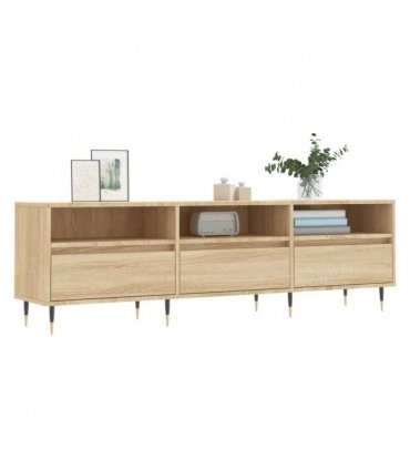 vidaXL TV Cabinet Sonoma Oak 150x30x44.5 cm Engineered Wood — V0672040599
