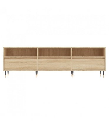 vidaXL TV Cabinet Sonoma Oak 150x30x44.5 cm Engineered Wood — V0672040599