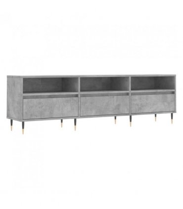 vidaXL TV Cabinet Concrete Grey 150x30x44.5 cm Engineered Wood — V0672040601
