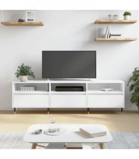 vidaXL TV Cabinet White 150x30x44.5 cm Engineered Wood — V0672040602