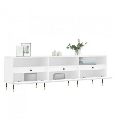 vidaXL TV Cabinet White 150x30x44.5 cm Engineered Wood — V0672040602