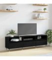 vidaXL TV Cabinet Black Oak 150 x 30 x 45 cm Engineered Wood — V0672040603
